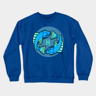 Pisces Sign Crewneck Sweatshirt